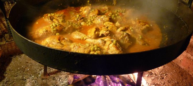 Pollo al disco