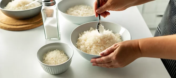El poder del arroz con sal: un clásico reinventado y lleno de posibilidades El poder del arroz con sal: un clásico reinventado y lleno de posibilidades