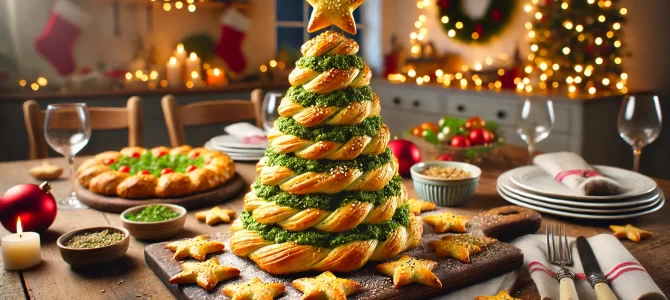 Arbol de Navidad salado en solo 5 minutos ¡ideal aperitivo!