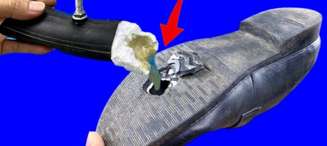 Un zapatero veterano comparte este secreto: use poliestireno (telgopor)para reparar agujeros en los zapatos Un zapatero veterano comparte este secreto: use poliestireno (telgopor)para reparar agujeros en los zapatos