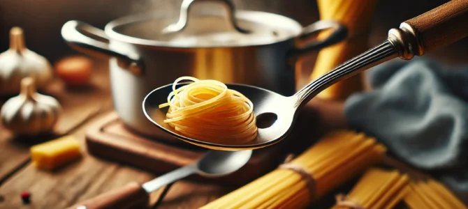 ¿Por qué tu cucharón para pasta tiene un agujero en el medio? ¡Es genial!