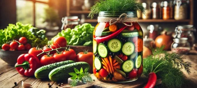 Conserva de verduras en frascos paso a paso