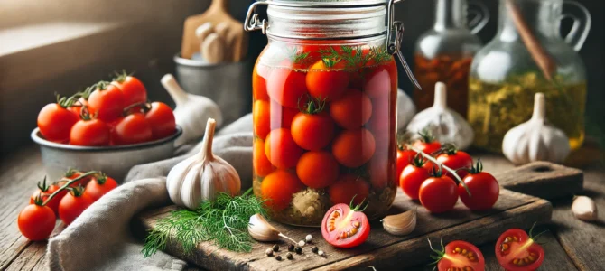 ¡Mi receta favorita: tomates fermentados! Dan un aroma único