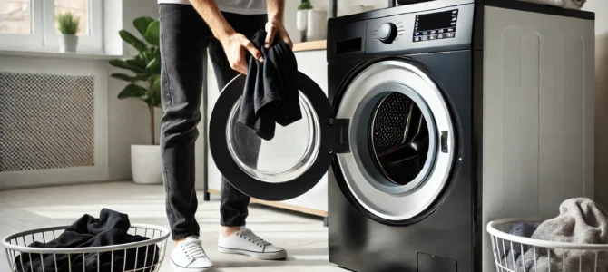 Lava la ropa negra en la lavadora sin desteñirla: ¡el truco que no todos conocen!