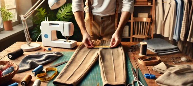 Olvídate de la costurera, para acortar el pantalón solo necesitas aguja y medidor, ahorrarás mucho!