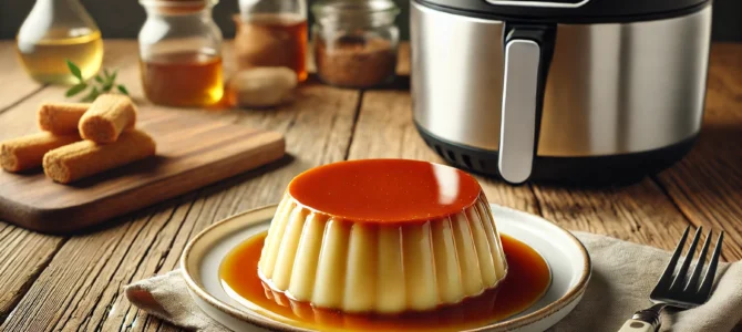 Cómo hacer Flan en la freidora de aire