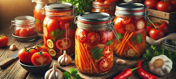 Una receta muy exitosa y sencilla de tomates al estilo coreano para el invierno