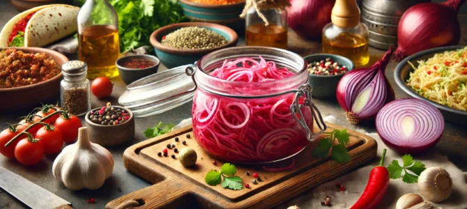 Cómo hacer cebolla morada en escabeche. Cómo hacer cebolla morada en escabeche.