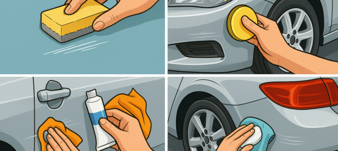 5 métodos para eliminar los rayones en la carrocería de tu vehículo.