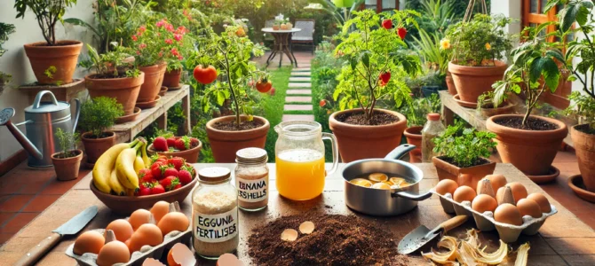 2 fertilizantes caseros para plantas frutales.