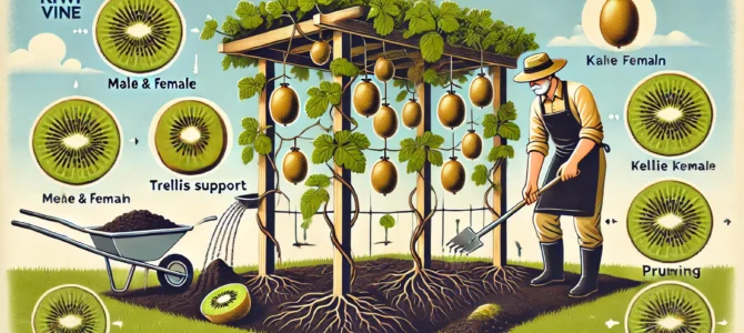 Kiwi: cómo plantar, cultivar y cosechar.