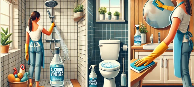 Con una botella de vinagre de alcohol, el baño quedará brillante y como nuevo.