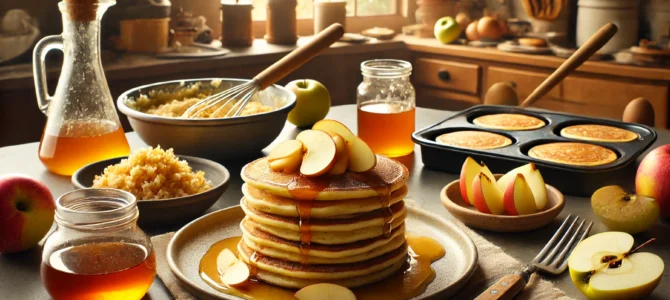 ¡Jugosas tortitas de manzana en 5 minutos! ¡La receta de desayuno más rápida y sencilla!