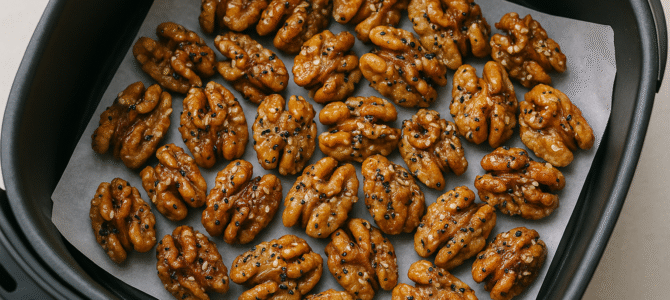 Receta increíble con nueces en la freídora