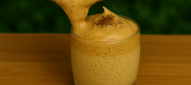 Mousse de café con agua: listo en solo 3 minutos.