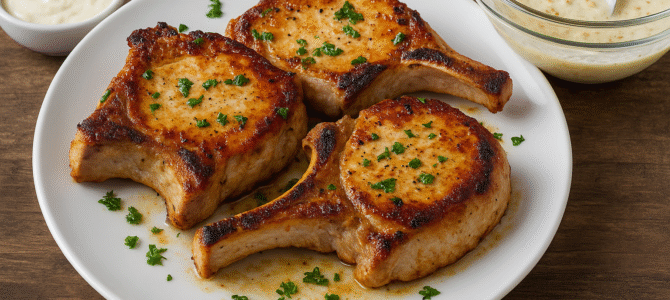 Las chuletas jugosas se preparan solo así: la carne se desprende del hueso y se derrite en la boca.