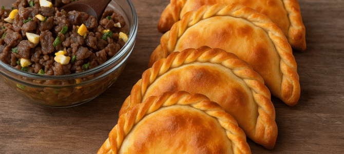 El Secreto para que las Empanadas de Carne Queden Jugosas – Receta Fácil Masa y Relleno Tradicional.