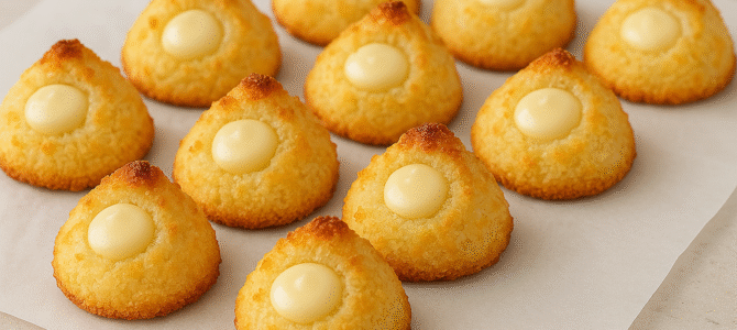 Tartas de coco con crema pastelera/sin harina/tarta de coco.