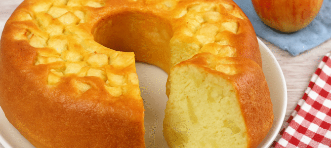 Gigante y esponjosa torta sin gluten que se hace con 1 taza.