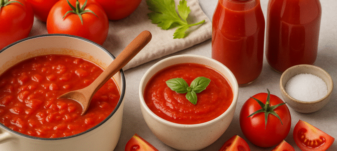 Jugo de tomate casero según la abuela – receta clásica sin usar licuadora.