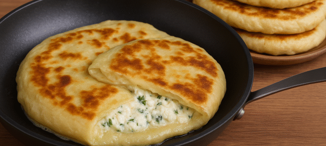 No extiendo la masa, la vierto en el sartén! Deliciosos y sencillos panes planos No extiendo la masa, la vierto en el sartén! Deliciosos y sencillos panes planos