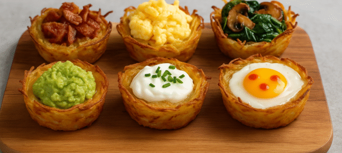 Nidos de Puré de Papa Rellenos – Receta sencilla y deliciosa Nidos de Puré de Papa Rellenos – Receta sencilla y deliciosa