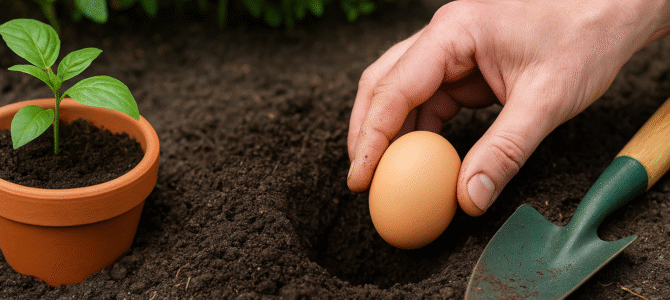 Enterrá un huevo en la tierra o en el jardín: esto es lo que pasa después de 10 días