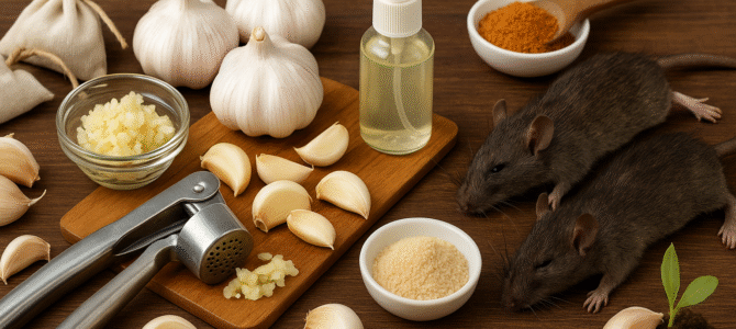 ¿Cómo alejar a las ratas e insectos de la casa con ajo?