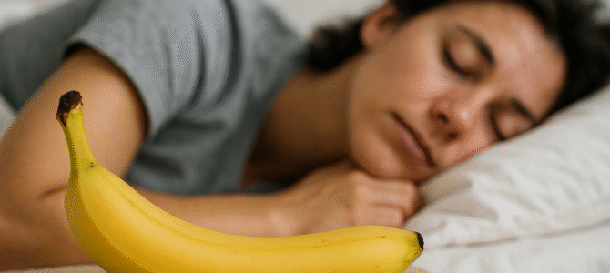 Esta es la razón por la que deberías comer una banana antes de irte a dormir…