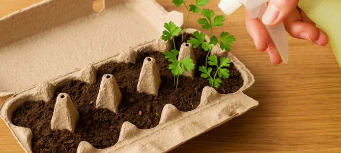 ¡Antes de plantar perejil, prueba este truco con el cartón de huevos! ¡El jardín florecerá! ¡Antes de plantar perejil, prueba este truco con el cartón de huevos! ¡El jardín florecerá!