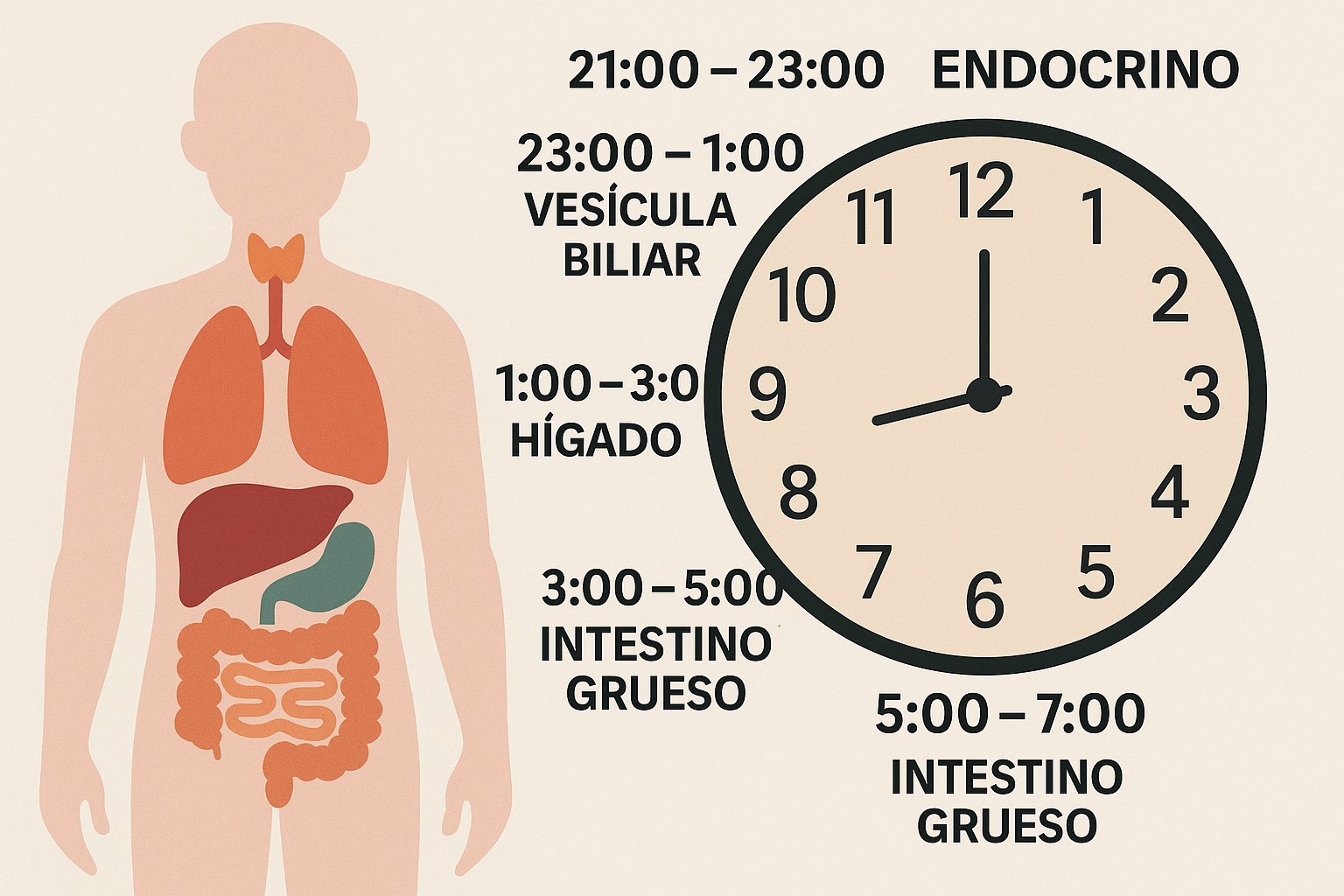 El reloj biológico chino explica por qué nos despertamos por la noche y cómo solucionarlo.