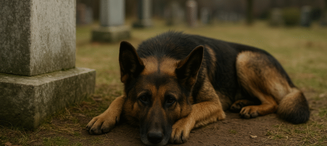 Todos pensaban que lloraba a su dueño… pero el veterinario descubrió algo que nadie imaginaba