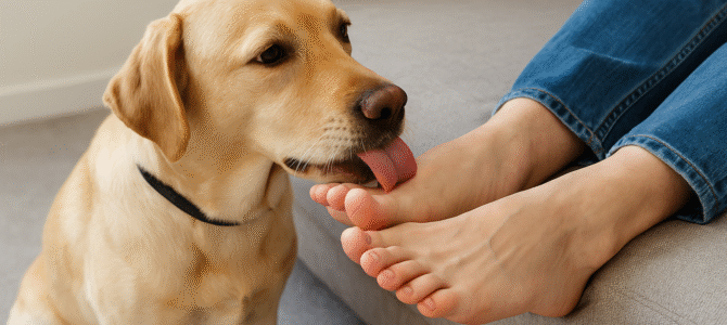 ¿Por qué tu perro te lame los pies? El curioso (y tierno) motivo detrás de este comportamiento ¿Por qué tu perro te lame los pies? El curioso (y tierno) motivo detrás de este comportamiento