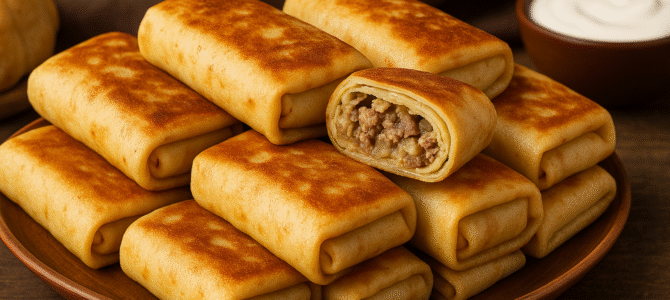 Panqueques rellenos super fáciles de preparar