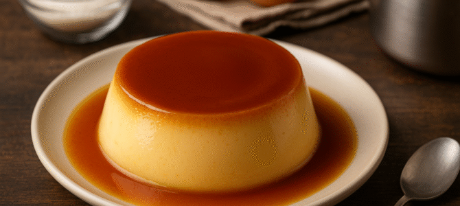 Flan casero con pan viejo: el mejor flan que he hecho, sin horno