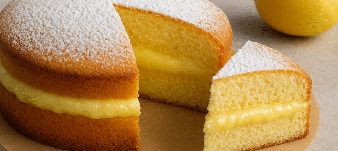 ¡El famoso pastel de limón italiano que se derrite en la boca! Sencillo y delicioso