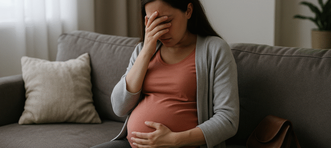 El esposo le pide el divorcio estando ella de 8 meses de embarazo.