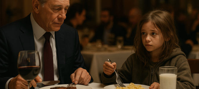 El rico y la pequeña mendiga, una historia increíble.