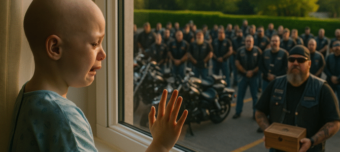 Historia emotiva: la niña que peleaba por su vida y los motoristas.