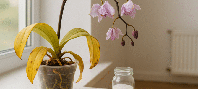 Orquídea muerta: solo se necesita una pizca para revivirla. Orquídea muerta: solo se necesita una pizca para revivirla.