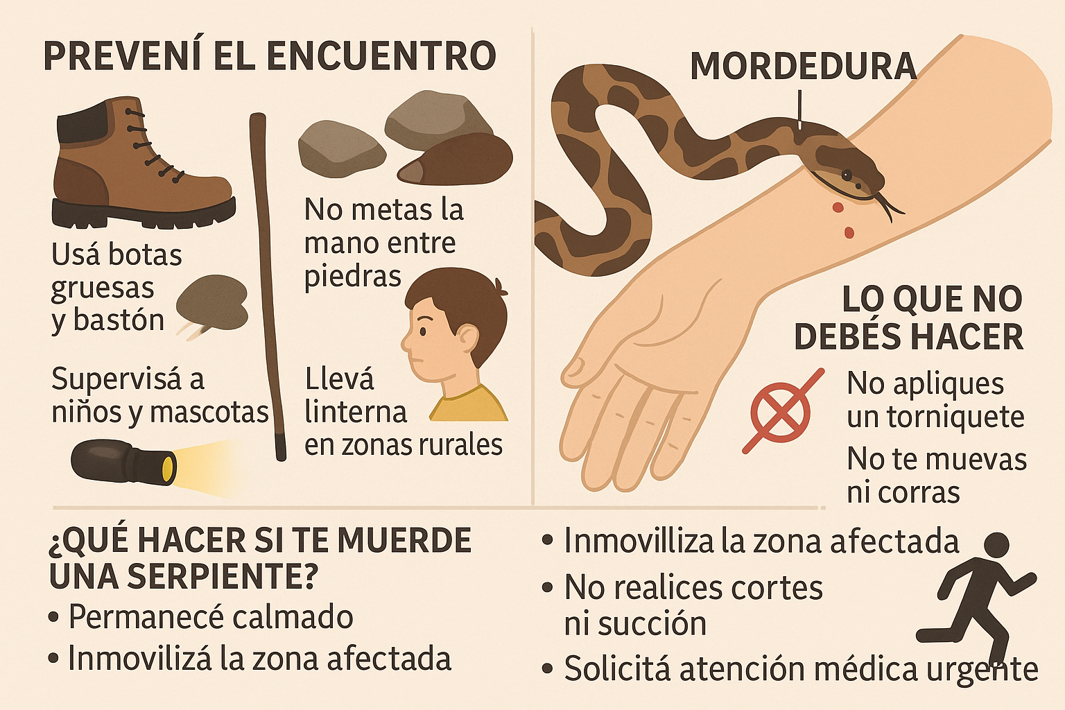 Qué hacer si te muerde una serpiente y la ambulancia no puede llegar. Qué hacer si te muerde una serpiente y la ambulancia no puede llegar.