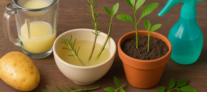 La mejor técnica para enraizar cualquier rama al 100% (solo 1 ingrediente)