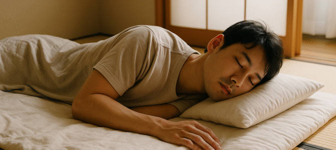 ¿Por qué los japoneses prefieren dormir en el suelo en lugar de en una cama?