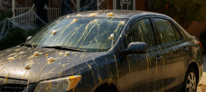 Historia: Mi coche estaba cubierto de huevos… y no tenía idea del motivo. Historia: Mi coche estaba cubierto de huevos… y no tenía idea del motivo.