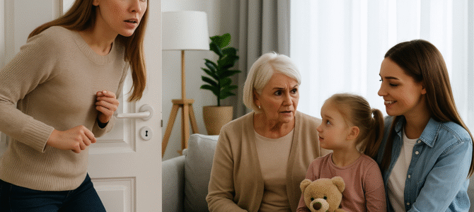 Mi suegra había insistido en cuidar de mi hija todos los miércoles mientras yo trabajaba. Pero cuando mi hija empezó a comportarse de forma extraña, decidí instalar una cámara oculta