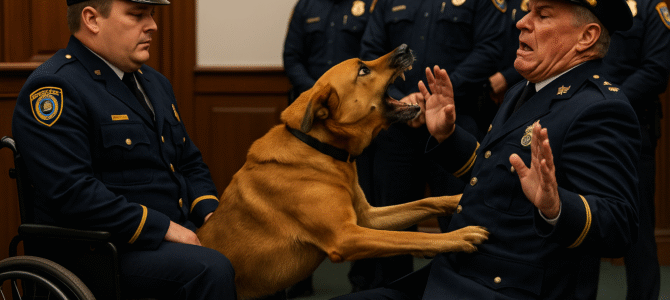 Durante una ceremonia, un perro policía saltó sobre un oficial… Lo que descubrimos después sorprendió a toda la estación de policía. Durante una ceremonia, un perro policía saltó sobre un oficial… Lo que descubrimos después sorprendió a toda la estación de policía.
