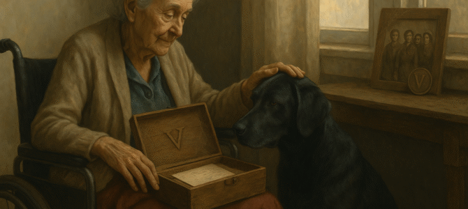 Mi tía abuela nunca tuvo una mascota, pero este extraño perro la visita a diario y ella lo llama «Coronel» Mi tía abuela nunca tuvo una mascota, pero este extraño perro la visita a diario y ella lo llama «Coronel»