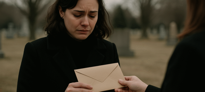 Después del funeral de mi hermano, su viuda me entregó una carta que revelaba una confesión impactante.