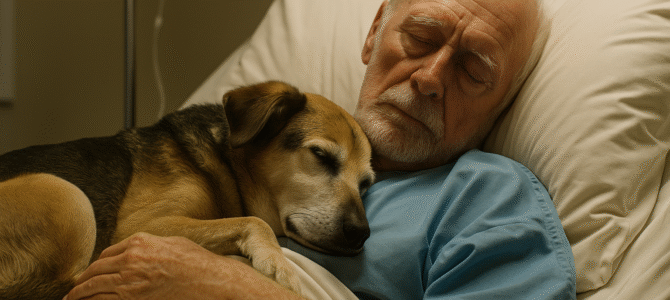 Los médicos permitieron que el perro entrara en la habitación para despedirse de su dueño… Unas horas más tarde, la enfermera volvió y quedó impactada por lo que vio. Los médicos permitieron que el perro entrara en la habitación para despedirse de su dueño… Unas horas más tarde, la enfermera volvió y quedó impactada por lo que vio.