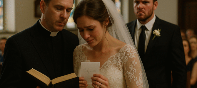 He sido sacerdote por más de veinte años y pensé que nada podría sorprenderme… hasta esta boda en particular.